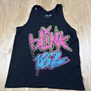 Blink 182 Black Tank Top Size Medium